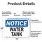 Signmission Water Tank, 14 in W x Rectangle, Aluminum OS-2PACK-NS-A-1014-L-18986 - alternate 2